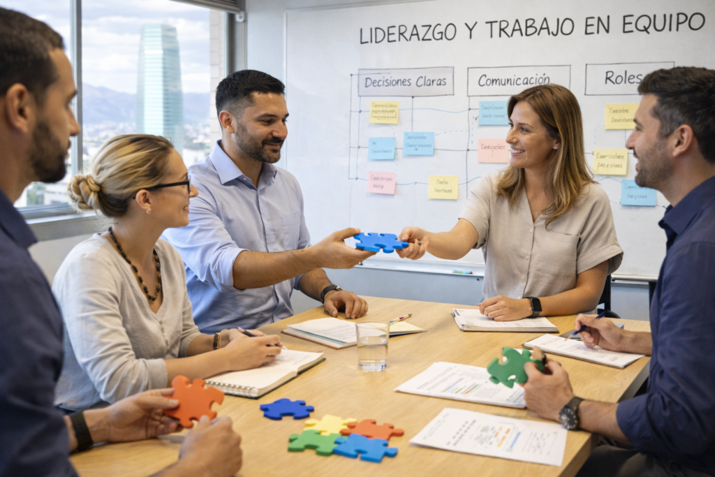 Taller de liderazgo y trabajo en equipo para empresas en Santiago